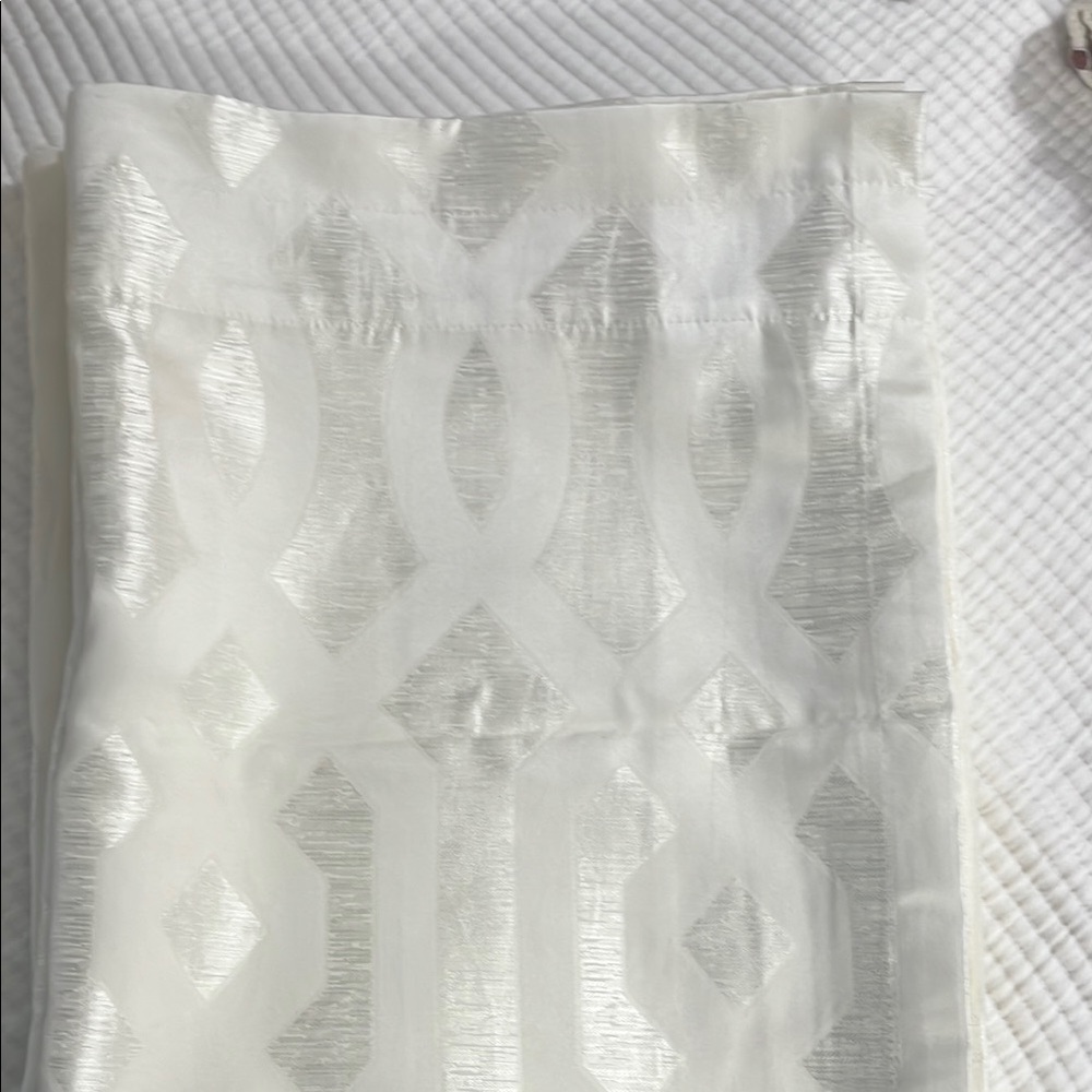 Creamy white curtains